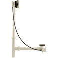 thumbnail image 3 of Westbrass 27" Cable Drive Bathtub Pop-Up Drain with Rotary Overflow and Polyethylene Tubes & Fittings, Satin Nickel, 3 of 9