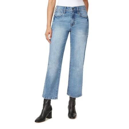 kensie Jeans for Women The Mila High-Rise Relaxed Straight 27-Inch Inseam, Melbourne, 4