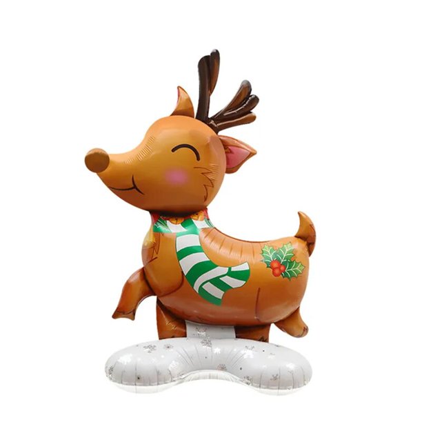 Muñeco de nieve de pie de Navidad, globo de Papá Noel, Bola de soldado de Cascanueces, fiesta de año nuevo, decoración del hogar, 2024, 2023