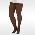 thumbnail image 3 of Juzo 2001 Soft Closed Toe Thigh Highs w/ Silicone Band Border - 20-30 mmHg Reg Beige I, 3 of 4