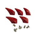 thumbnail image 1 of Rongfmy 5pcs Shape Studs Rivets for Hat Bag Leather Craft Decoration Red, 1 of 6
