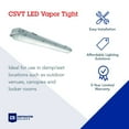 thumbnail image 2 of Vapor Tight LED Strip Light,120/277V CSVT L48 ALO3 MVOLT SWW3 80CRI, 2 of 9