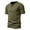 Army Green, variant on Men's Henley Shirts Short Sleeve Cotton Summer Button Tee Casual Pullover Shirt Henley Cotton Solid Basic Tops