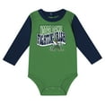 thumbnail image 2 of Infant Navy Notre Dame Fighting Irish Double Up Long Sleeve Bodysuit & Pant Set, 2 of 5