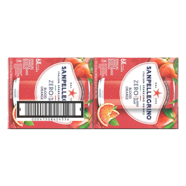 Sanpellegrino Blood Orange Sparkling Drink, 11.15 fl oz, 24 Pack photo 8