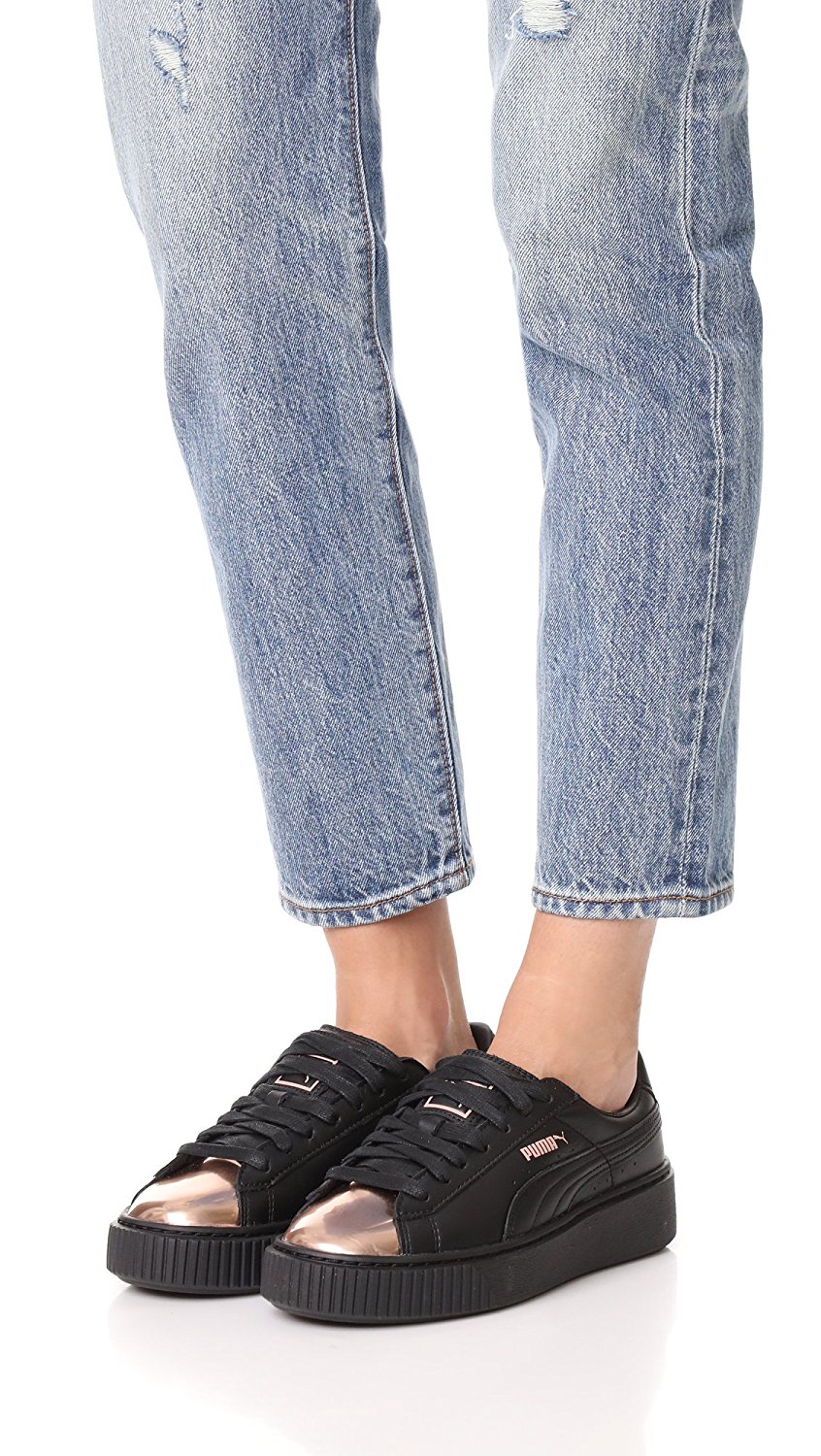 bsket platform metallic sneakers puma bsket platform metallic sneakers puma