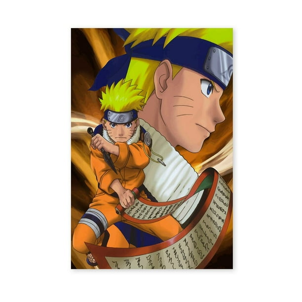 New Naruto Poster Kakashi Sasuke Itachi Uchiha Akatsuki Anime Character Canvas Art Painting for Modern Home Decoration Aesthetic20X30cm Unframed Gao Jinjia LED