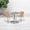 Beige, variant on Emma + Oliver 31.5" Square Aluminum Table Set-2 Black Rattan Chairs