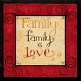 thumbnail image 2 of DiPaolo, Dan 20x20 Gold Ornate Wood Framed with Double Matting Museum Art Print Titled - Family, 2 of 4