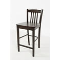thumbnail image 5 of Jofran Tribeca Five Piece Counter Height 48" Contemporary Dining Set with Cross-Back Barstools and Storage, 5 of 8