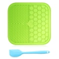thumbnail image 7 of Dog Licking Mat with Suction Cups - Food Slow Feeder Pad for Dog Anxiety Relief(Green), 7 of 7