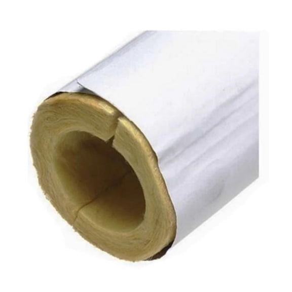 6 ft. Long Foam Pipe Insulation, Gray
