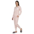 thumbnail image 3 of Inkmeso Womens Nightwear Pajamas Set Sleepwear Long Sleeve Top With Pant, 3 of 7