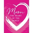 thumbnail image 2 of Lettered and Lined 25x32 Black Ornate Wood Framed with Double Matting Museum Art Print Titled - Mom - The Heart of the Family, 2 of 4