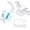 White, variant on 120PCS Adhesive Cable Wire Clips White, Cable Staples Outdoor Cable Management Wire Organizer Cord Holder for Under Desk, Car, Wall, TV PC Ethernet Cable