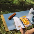 thumbnail image 4 of BLACKDEER Mesa plegable de bambú de acero inoxidable portátil con bolsa de transporte marco estable para barbacoa para acampar al aire libre ultraligera, 4 of 4