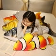 thumbnail image 6 of 30-80cm 3D Simulation Gold Fish Plush Toys Stuffed Soft Animal Carp Plush Pillow Creative Sofa Pillow Cushion Gift, 6 of 9