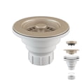 thumbnail image 5 of Lexicon Kitchen Sink Color Matched Strainer with Beige Finish, Fits 3.5 Inch Drain Hole LG-SB-B, 5 of 8