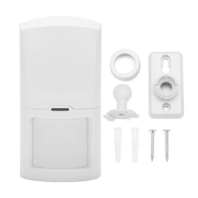 Sensor PIR inalámbrico inteligente, alarma infrarroja remota con ángulo de visión amplio de 110° para almacén de fábrica