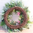thumbnail image 5 of Elegant Floral Wreath Pink Rose & Hydrangea Spring Wreath Front Door Wreath Decoration, 5 of 5