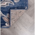 thumbnail image 6 of Madison Transitional 4' x 5' Navy Polypropylene Indoor Area Rug, 6 of 7