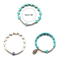 thumbnail image 6 of T-HOTLYST for Cross Religious Beaded Bracelet Virgin Mary for Cross Stretch Beaded Bracelet Turquoises Wedding Gifts for Men and W, 6 of 10