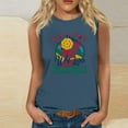 thumbnail image 2 of Summer Tank Tops for Women Casual Crewneck Sleeveless Shirts Pickleball Graphic Tees Loose Fit T Shirt Casual Blouse, 2 of 4