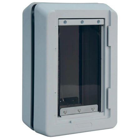 Ideal Pet Products Ruff-Weather Pet Door Small Gray 5.56" x 9.06" x 13.37"