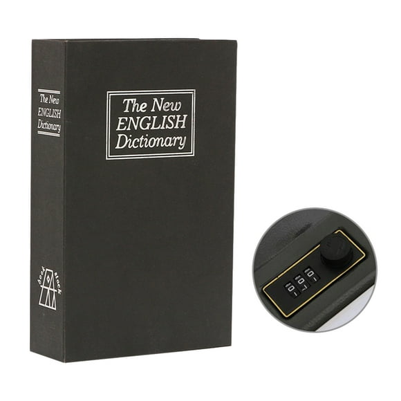 relayinert Valuables With Durable And Compact Safe Portable Password Safe Box Security Safe Black-Password M-24.5*15.5*5.5cm
