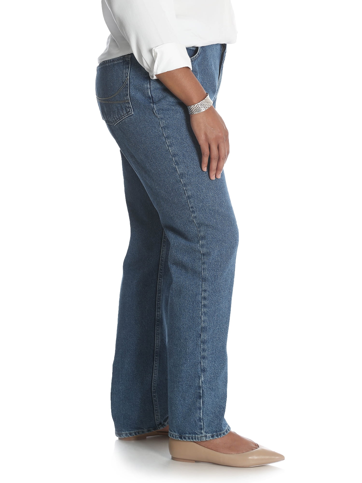 lee relaxed fit jeans plus size