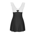thumbnail image 7 of Holiday Promotion UTSJKR One Piece Swimsuit Women Tummy Control Cutout Wrap V Neck Swim Dress Ladies Skirted Swimwear Summer Trendy 2025 White 4, 7 of 7