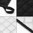 thumbnail image 4 of 6PCS Black Cotton Pot Holders 7x7 inches Heat resistant and Durable for Kitchen Use, 4 of 4