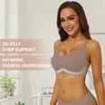 thumbnail image 4 of Womens Seamless Bras No Underwire Push Up Bralettes Full Coverage Comfort Wireless Bra Convertible T Shirt Bras, 4 of 8
