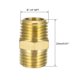 thumbnail image 2 of Conector de tubería de latón, niple hexagonal, 1/4" NPT x 1/4" NPT macho, 10 piezas, 2 of 3