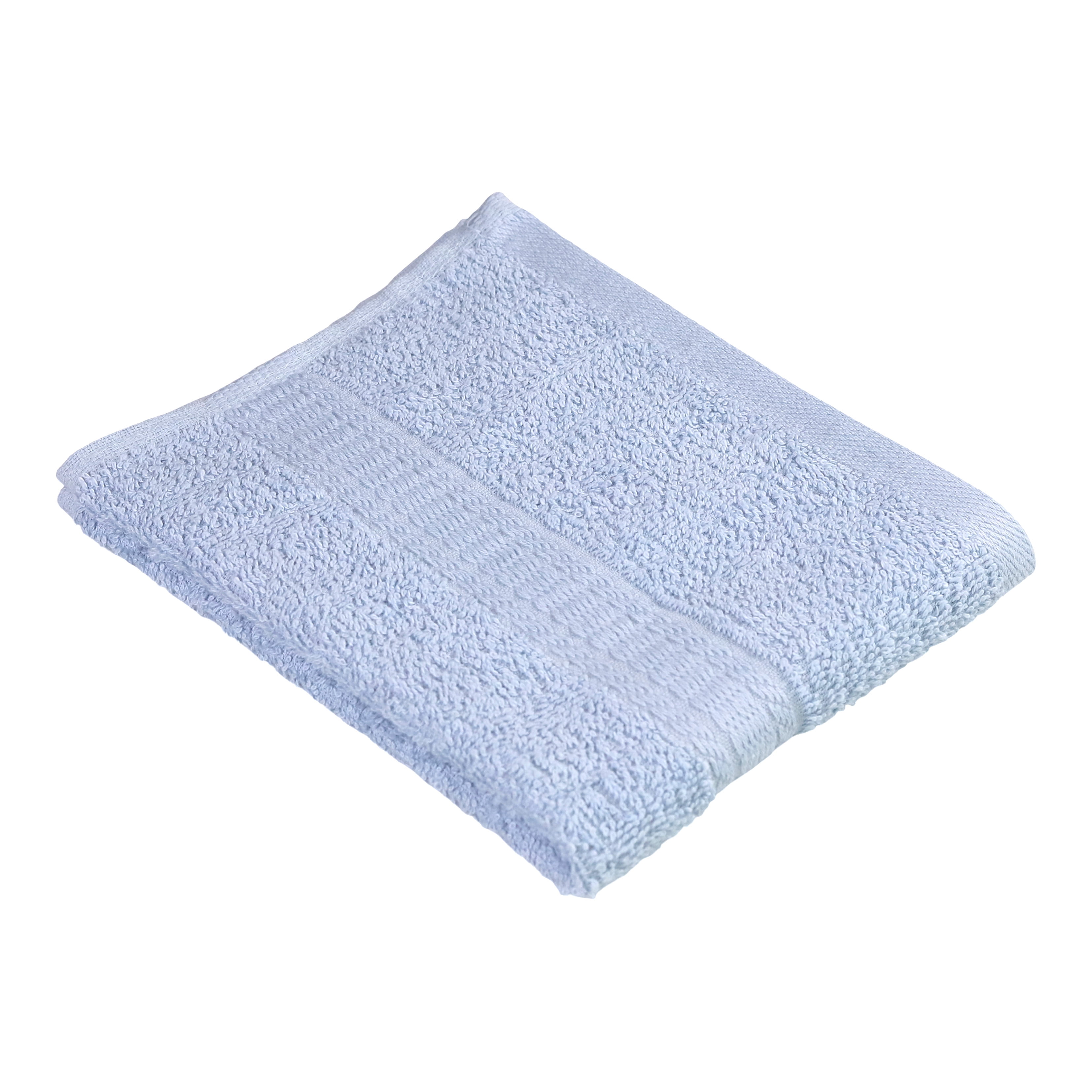 Centex Manchester Mills Hand Towels White/Blue 12 Pack 40 x 19