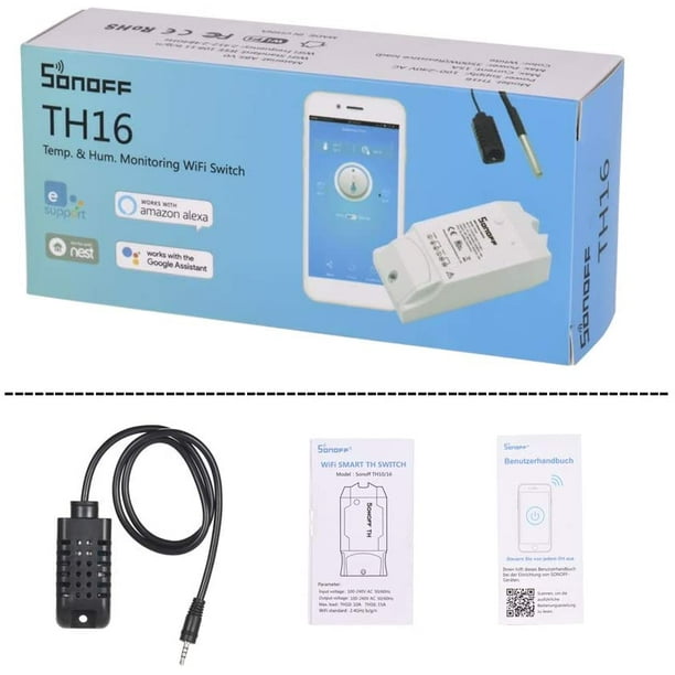 Sensore WiFi Temperatura E Umidità Con Interruttore - Controllo Remoto Via App E Alexa - Foto 9