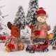 thumbnail image 3 of Bolsa de regalo, soporte de regalo de decoración de Navidad, paquete de juguete, colgante de Navidad, artesanía, muñeca suave, contenedor de Kits de decoración para fiestas Forma de ciervo Toystoory HA069772-03, 3 of 6
