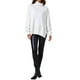 thumbnail image 2 of Suéter de cuello alto para mujer INSPIRE CHIC, tops para un guardarropa de invierno elegante, 2XL, blanco, 2 of 6