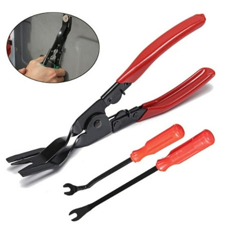 

Yozhu Kit of unfastening pliers to remove rivets and fixing clipsred three pieces