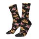thumbnail image 1 of Balery Rose Flower Bear Calcetas Largas con Estampado para Hombre y Mujer – Suaves y Transpirables, Talla Única (US 5-11), 1 of 6