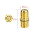 thumbnail image 7 of 5Pcs Coaxial Cable Connector, RG6 F-Type Gold Plated Adapter Female to Coax Extender for TV Cables, 7 of 7