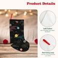 thumbnail image 4 of KLL Galaxy for 18" Christmas Stocking Snowman Xmas Stocking Holiday Christmas Decoration Gifts for Family Kids, 4 of 8