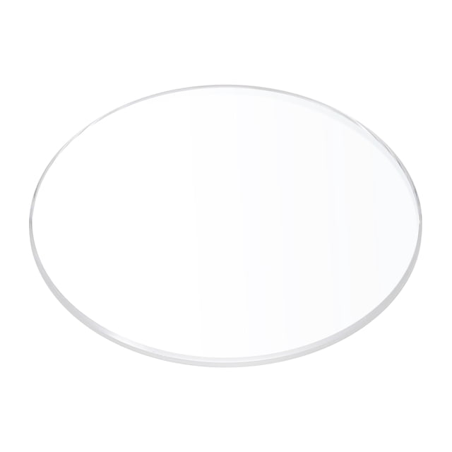 Cristal de vidrio de reloj Uxcell 23 mm de diámetro, 1.2 mm de grosor, reemplazo de lentes de cristal de zafiro claro para reparación de relojes