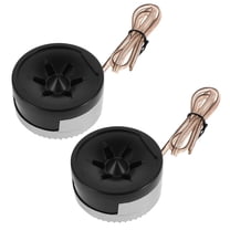 RENACLIPY 1 Pair Mini Dome Car Audio Speakers Black Aluminium High Frequency Sound for Drivers
