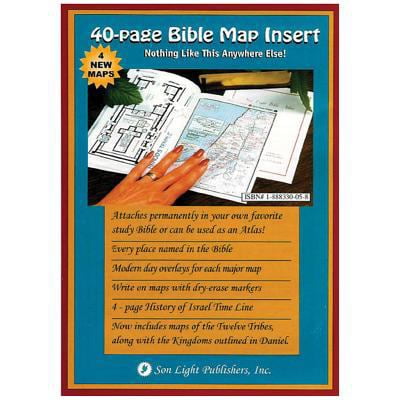Pre-Owned Bible Map Insert (Find Every Place Mentioned in the Bible) [Paperback] (Paperback) 1888330058 9781888330052