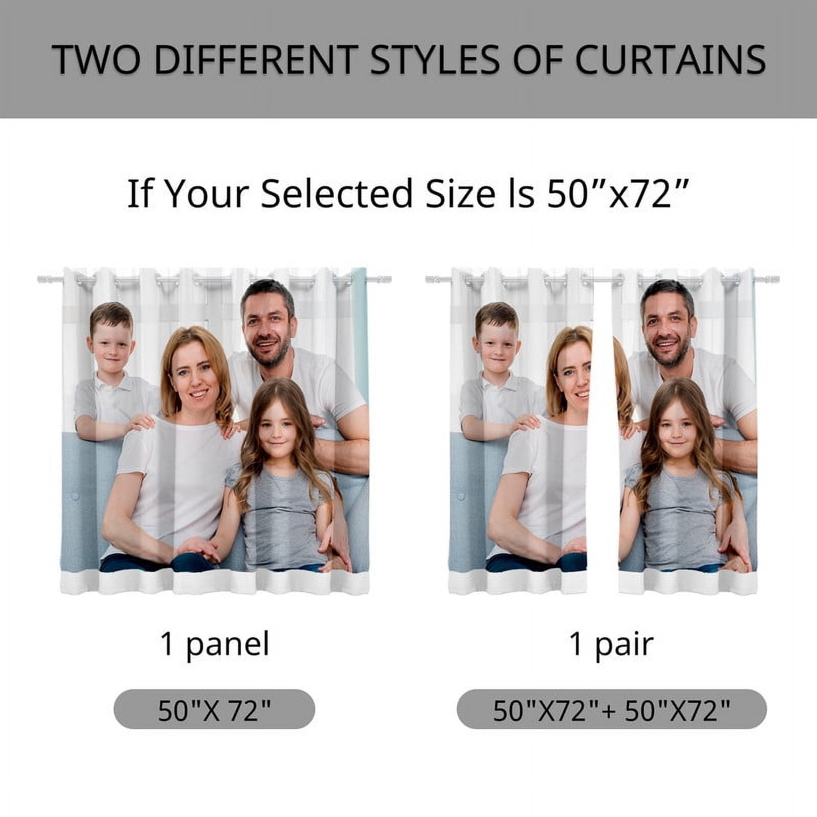 Modern Simple Style Curtains, Ocean Curtains, Blackout Curtains, Suitable for Room Bedroom Decoration(Rod pocket)