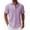 Lavender, variant on COOFANDY Mens Short Sleeve Button Down Shirts Beach Linen Short Sleeve Shirts Untucked Shirt