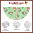 thumbnail image 3 of KLL Christmas Tree Skirt,Party Decorations Farmhouse for Christmas Decorations Holiday Party 30" -Spring Gnome, 3 of 6