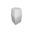 thumbnail image 1 of Baseboarders Premium Easy Slip-on Baseboard Heater Cover - White (Any Size, Outside 90 Degree Corner), 1 of 2