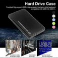 thumbnail image 2 of 2.5 inch USB3.0 Hard Disk Box Enclosure 5Gbps SATA HDD SSD Mobile External Case for Notebook Desktop PC (Not Inclube Hard Disk), 2 of 3